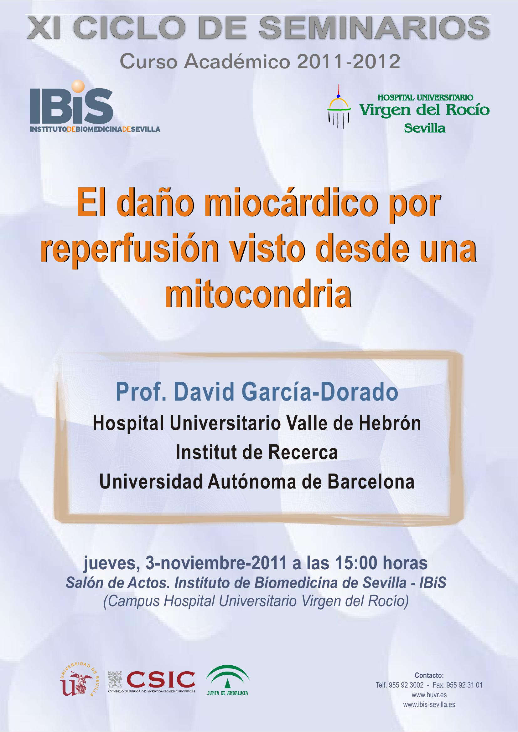 Poster: El daño miocárdico por reperfusión visto desde una mitocondria