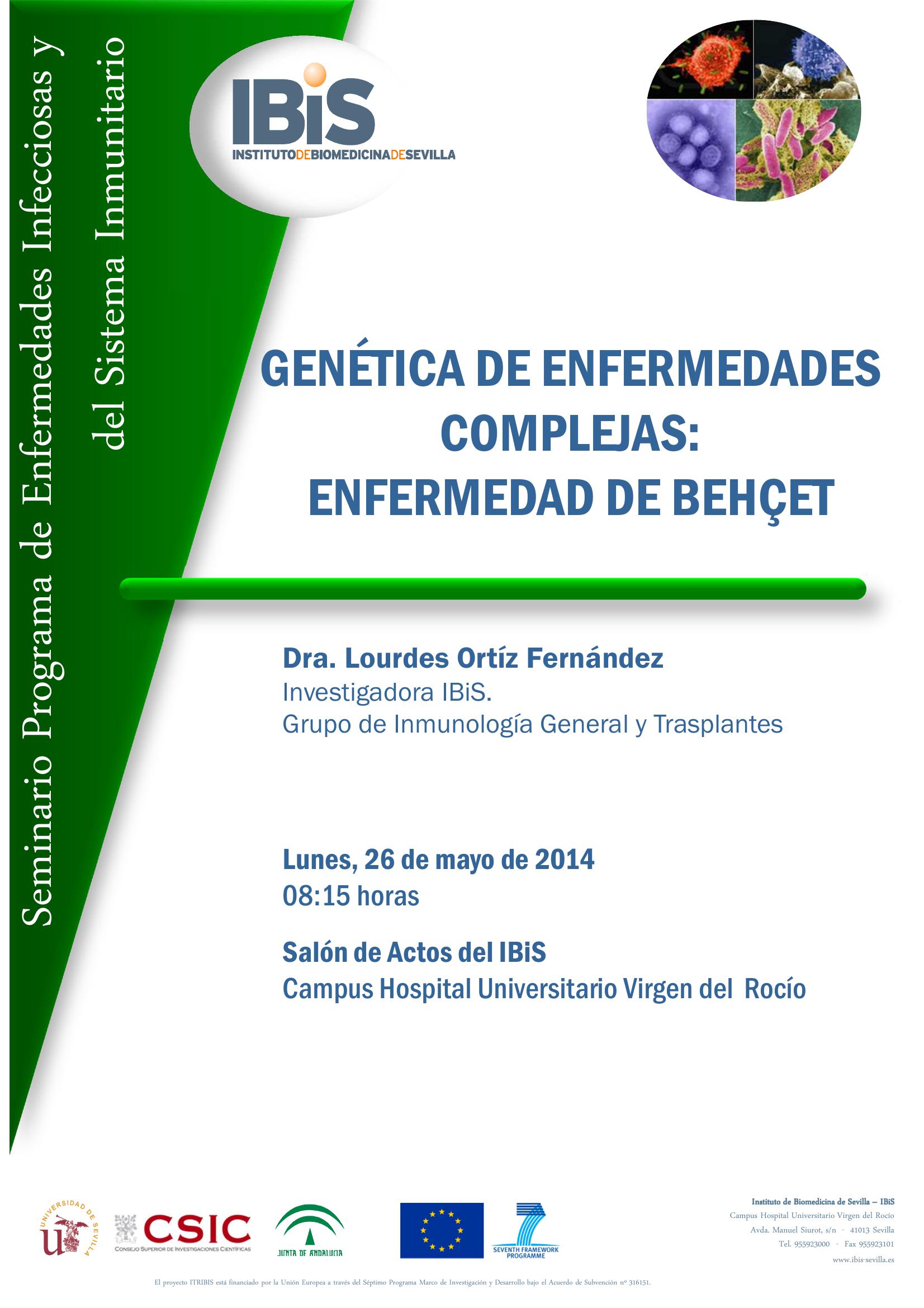 Poster: GENÉTICA DE ENFERMEDADES COMPLEJAS: ENFERMEDAD DE BEHÇET