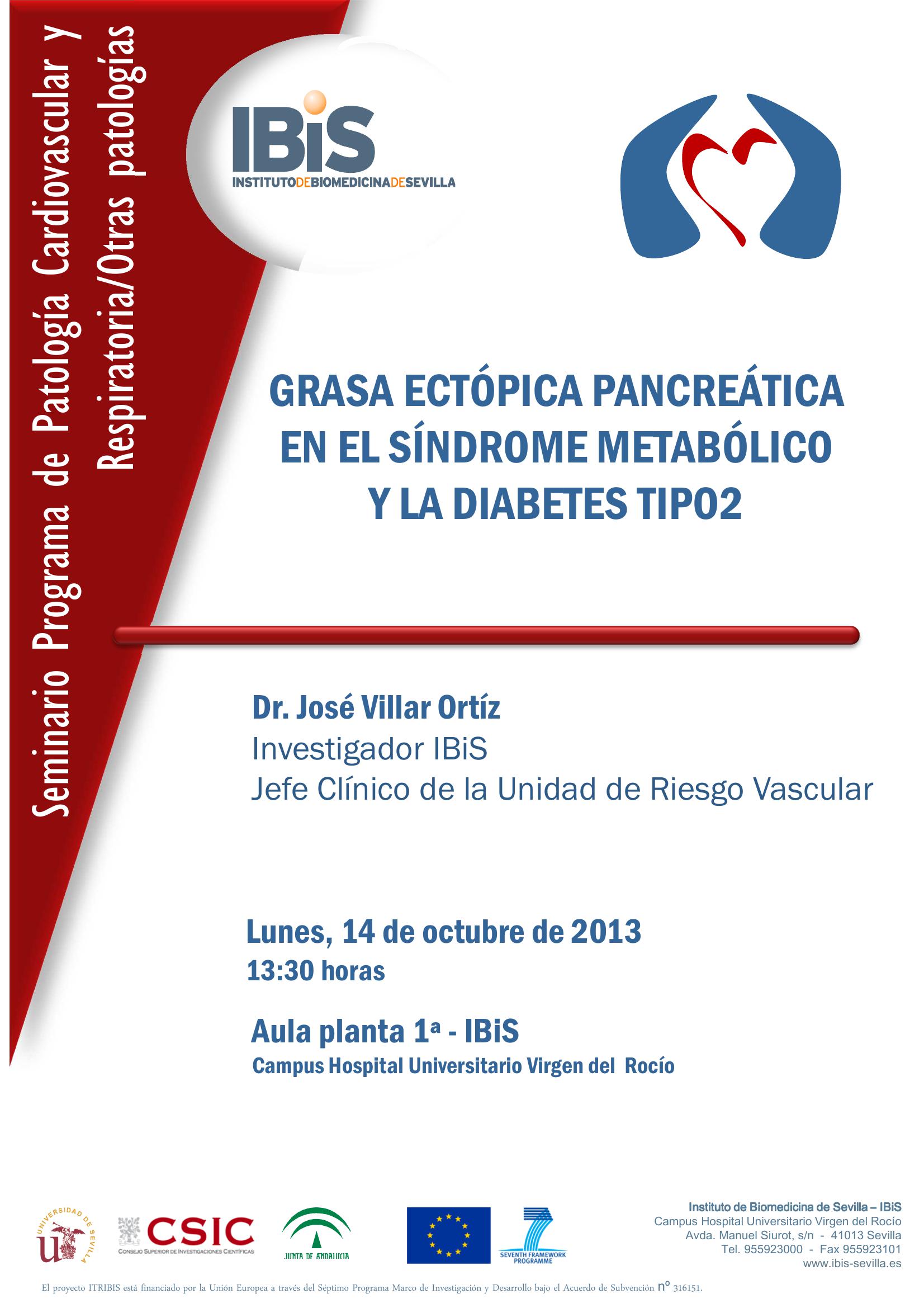 Poster: GRASA ECTÓPICA PANCREÁTICA EN EL SÍNDROME METABÓLICO Y LA DIABETES TIPO2