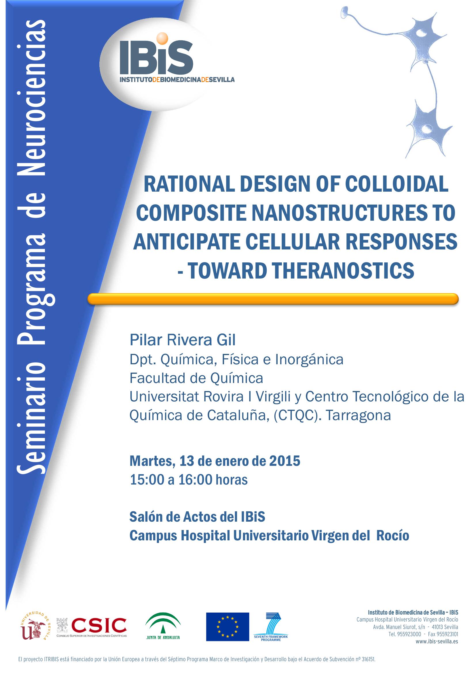 Poster: RATIONAL DESIGN OF COLLOIDAL COMPOSITE NANOSTRUCTURES TO ANTICIPATE CELLULAR RESPONSES - TOWARD THERANOSTICS