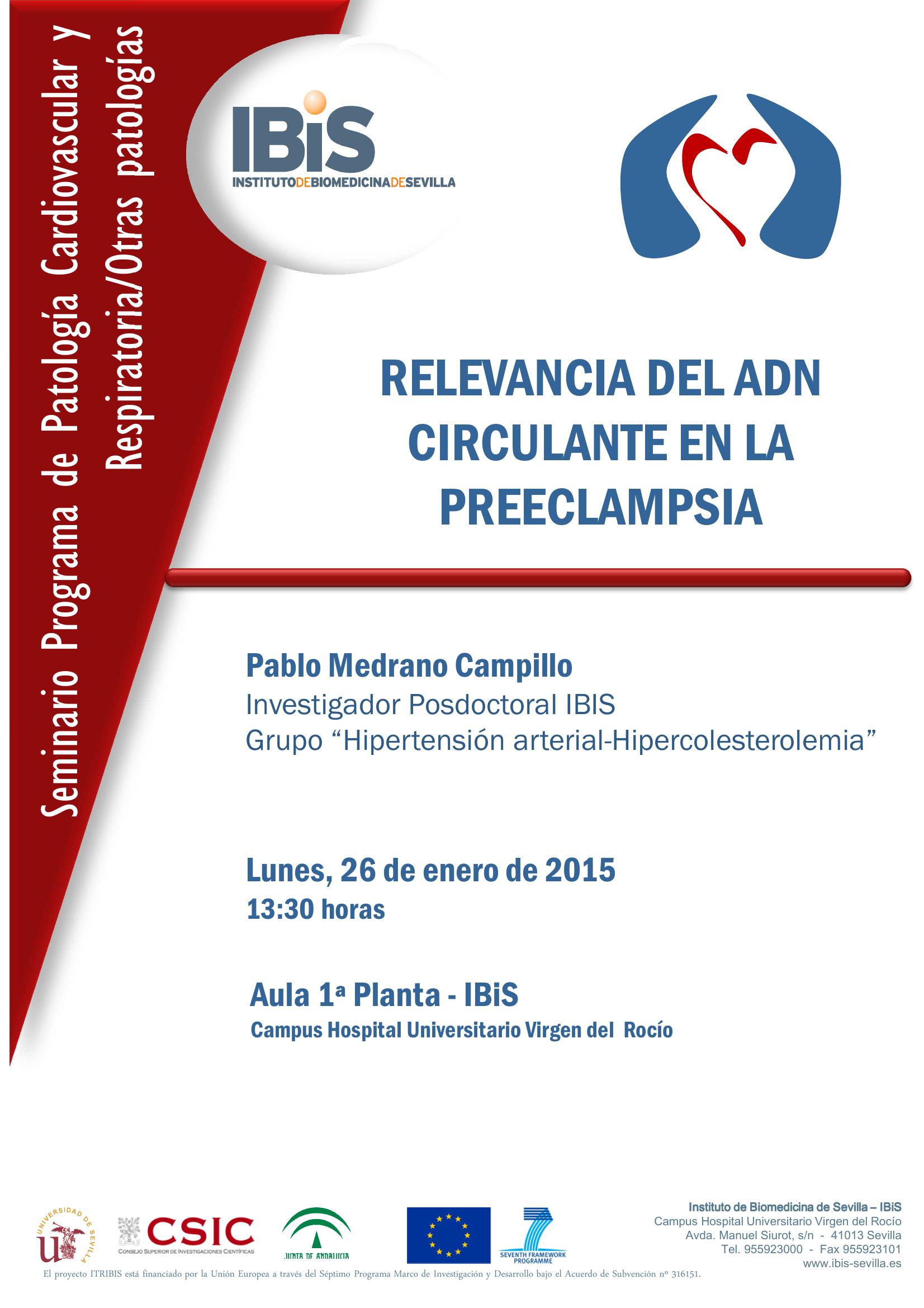 Poster: RELEVANCIA DEL ADN CIRCULANTE EN LA PREECLAMPSIA
