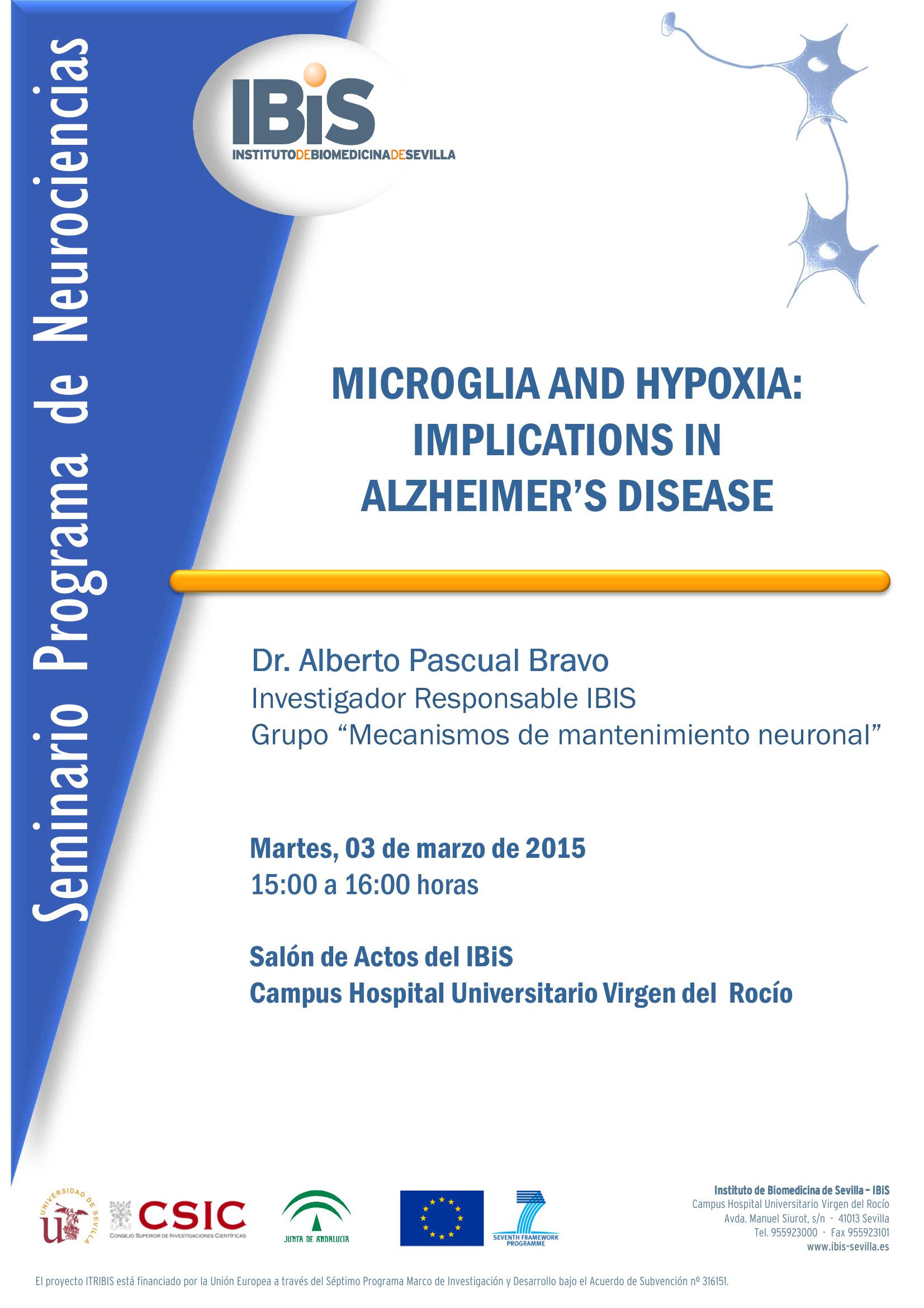 Poster: MICROGLIA AND HYPOXIA: IMPLICATIONS IN  ALZHEIMER’S DISEASE