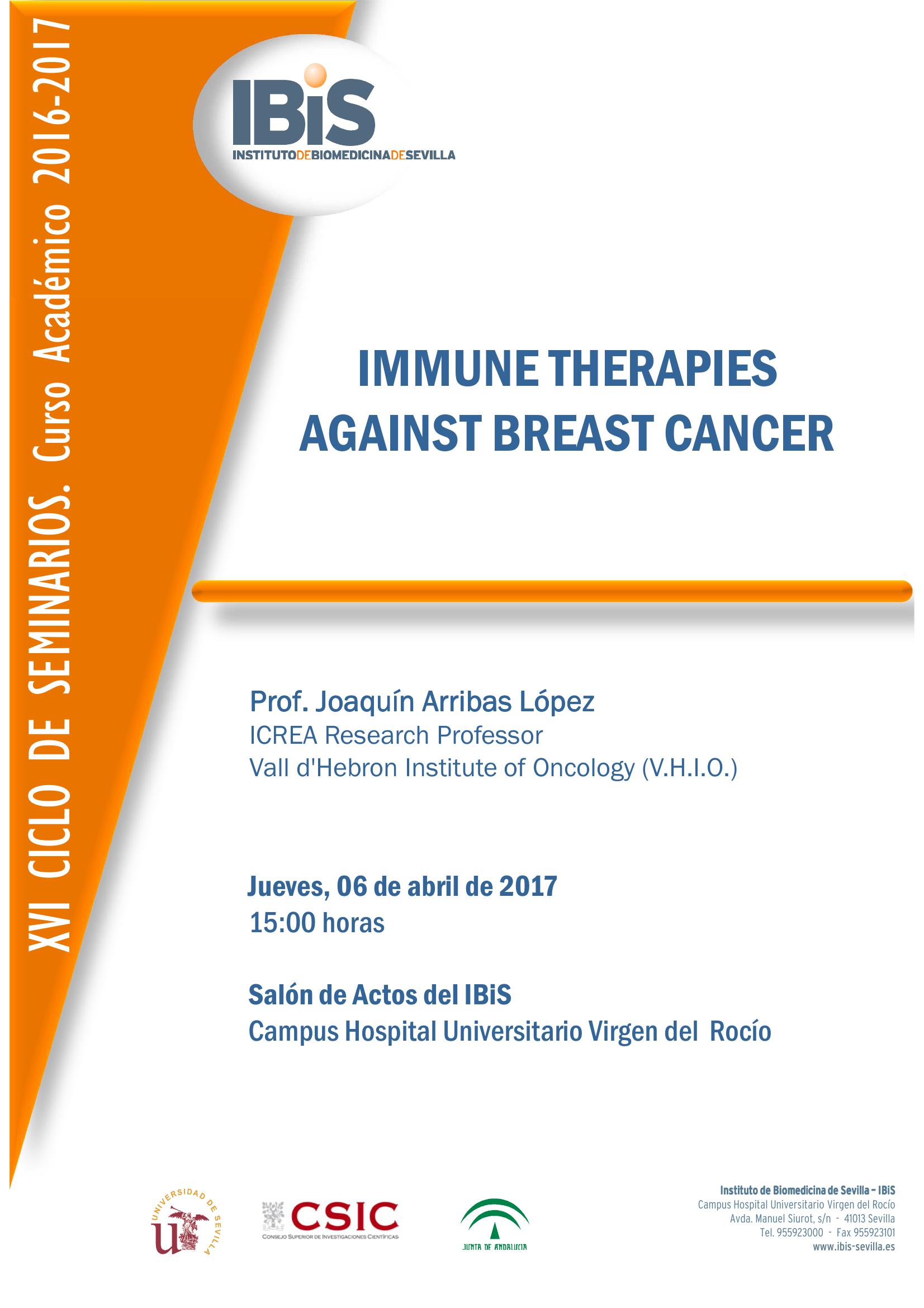 Poster: IMMUNE THERAPIES  AGAINST BREAST CANCER