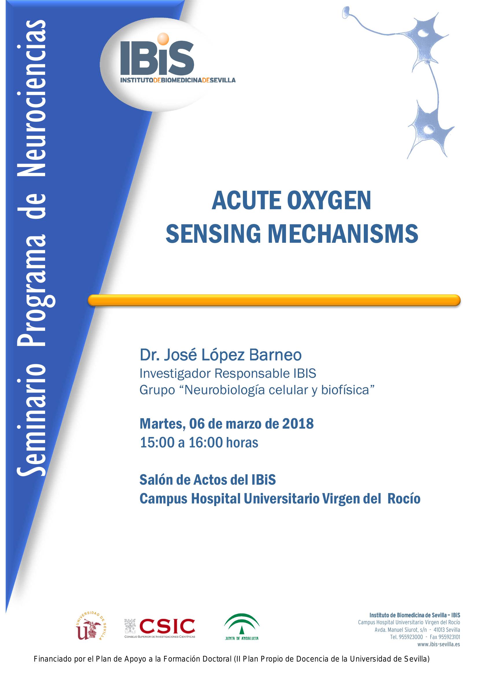 Poster: ACUTE OXYGEN  SENSING MECHANISMS