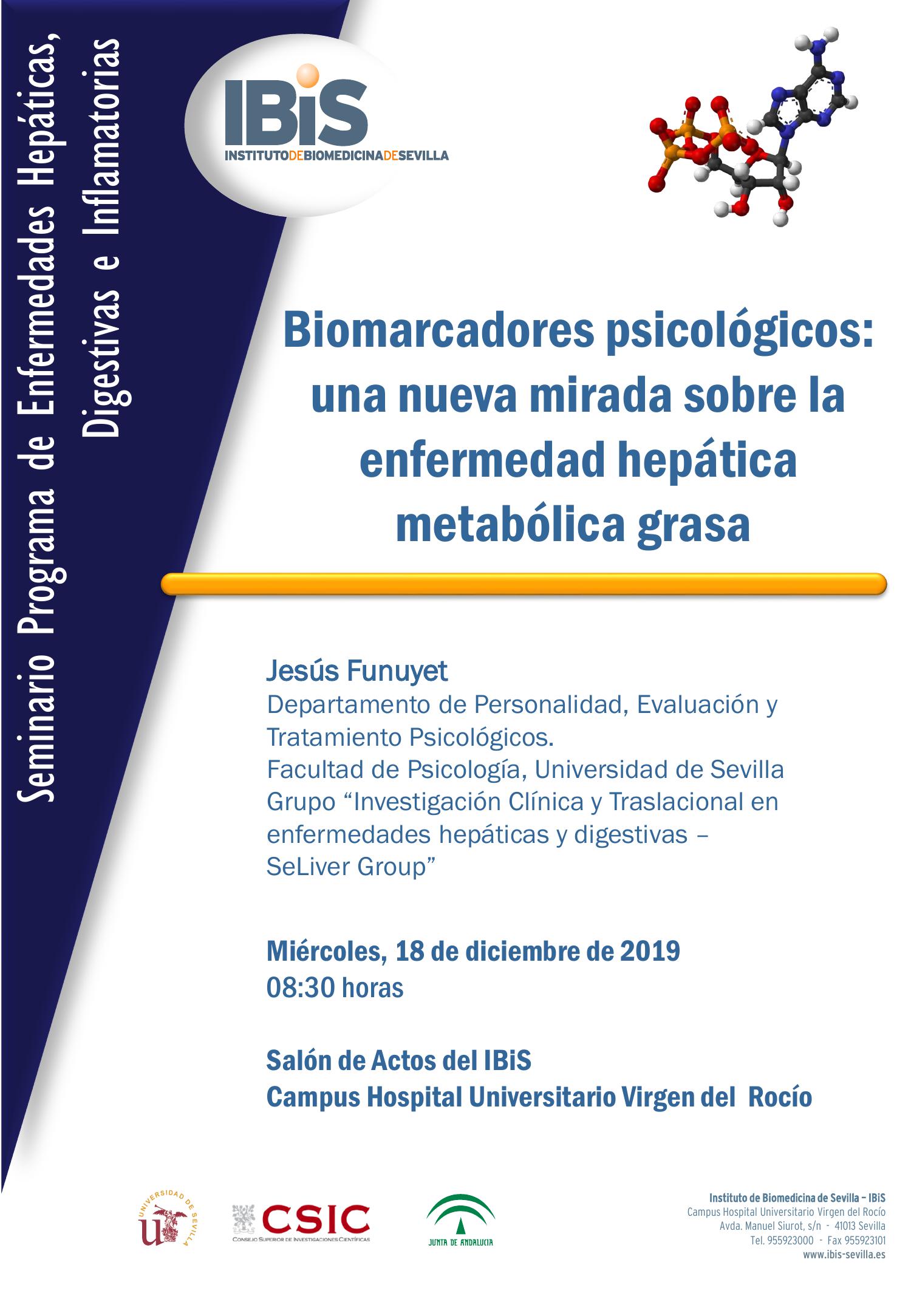 Poster: Perfil biosocial del  paciente con enfermedad  hepática avanzada