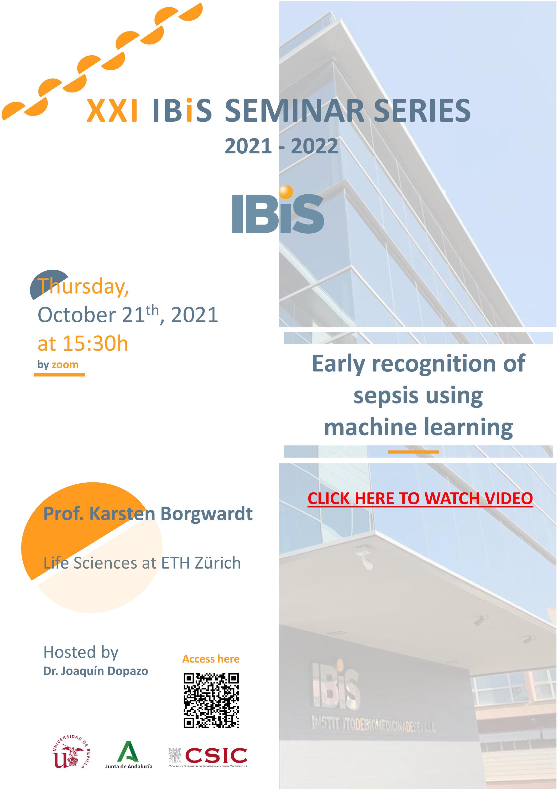 Poster: Early recognition of sepsis using  machine learning