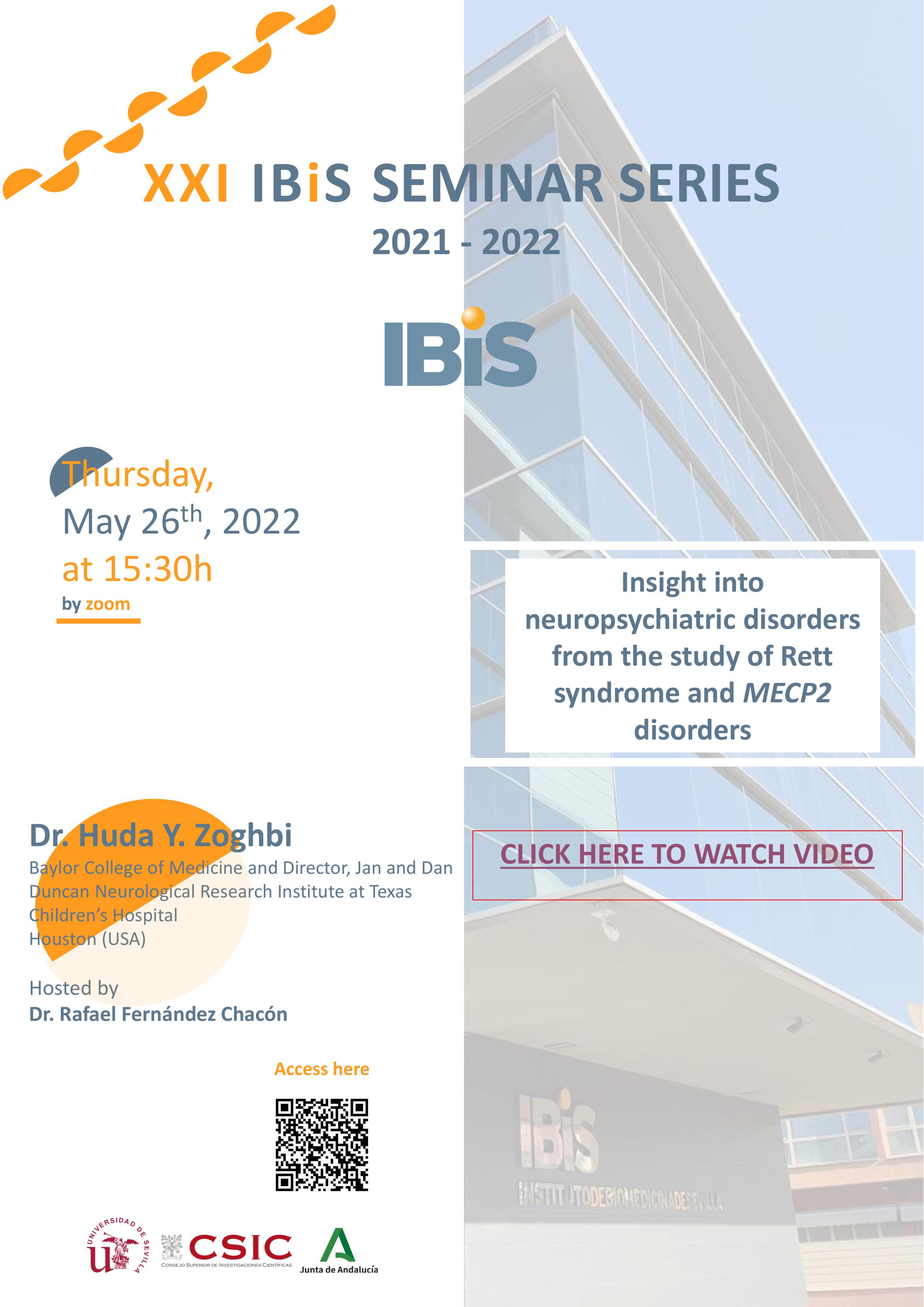 Poster: Insight into neuropsychiatric disorders from the study of Rett syndrome and MECP2 disorders