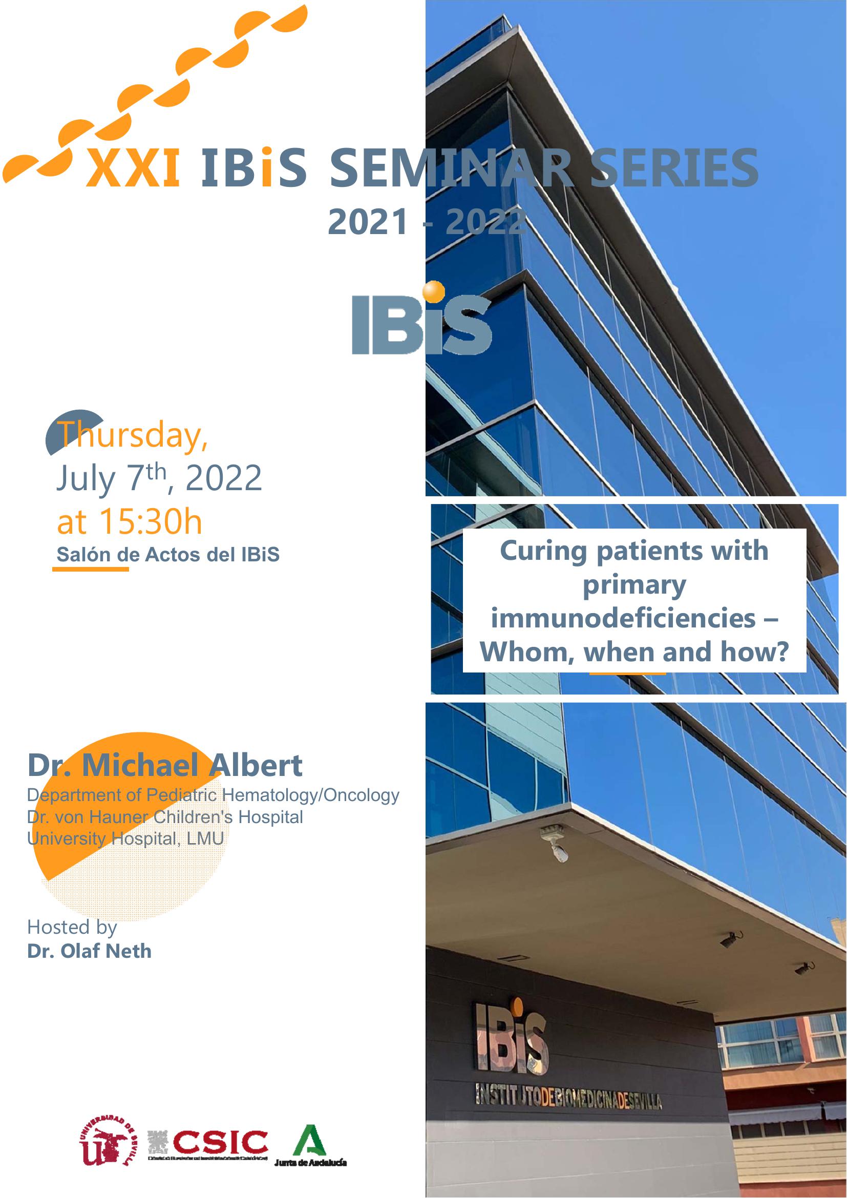 Poster: Curing patients with primary immunodeficiencies – Whom, when and how?