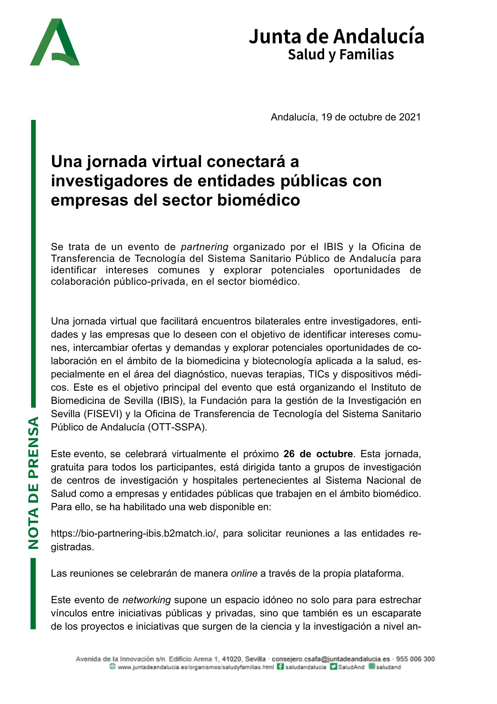 Poster: Bio Partnering IBiS
