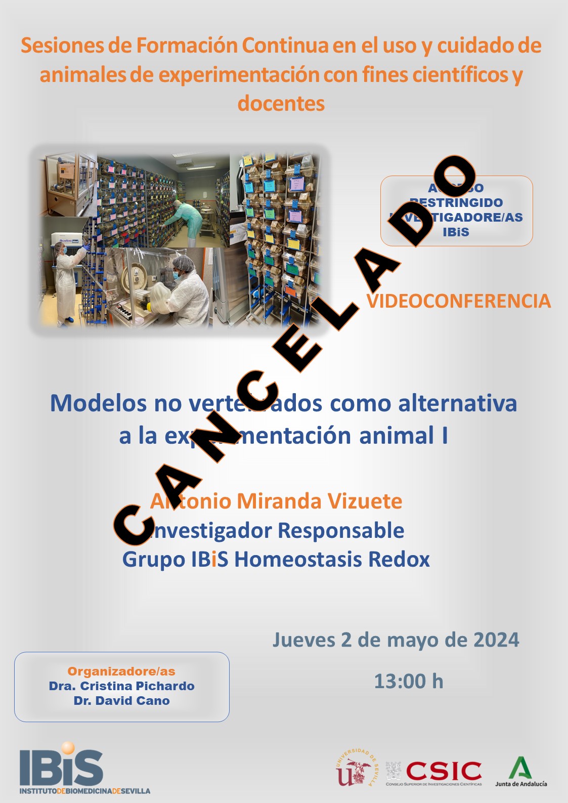 Poster: Modelos no vertebrados como alternativa a la experimentación animal I