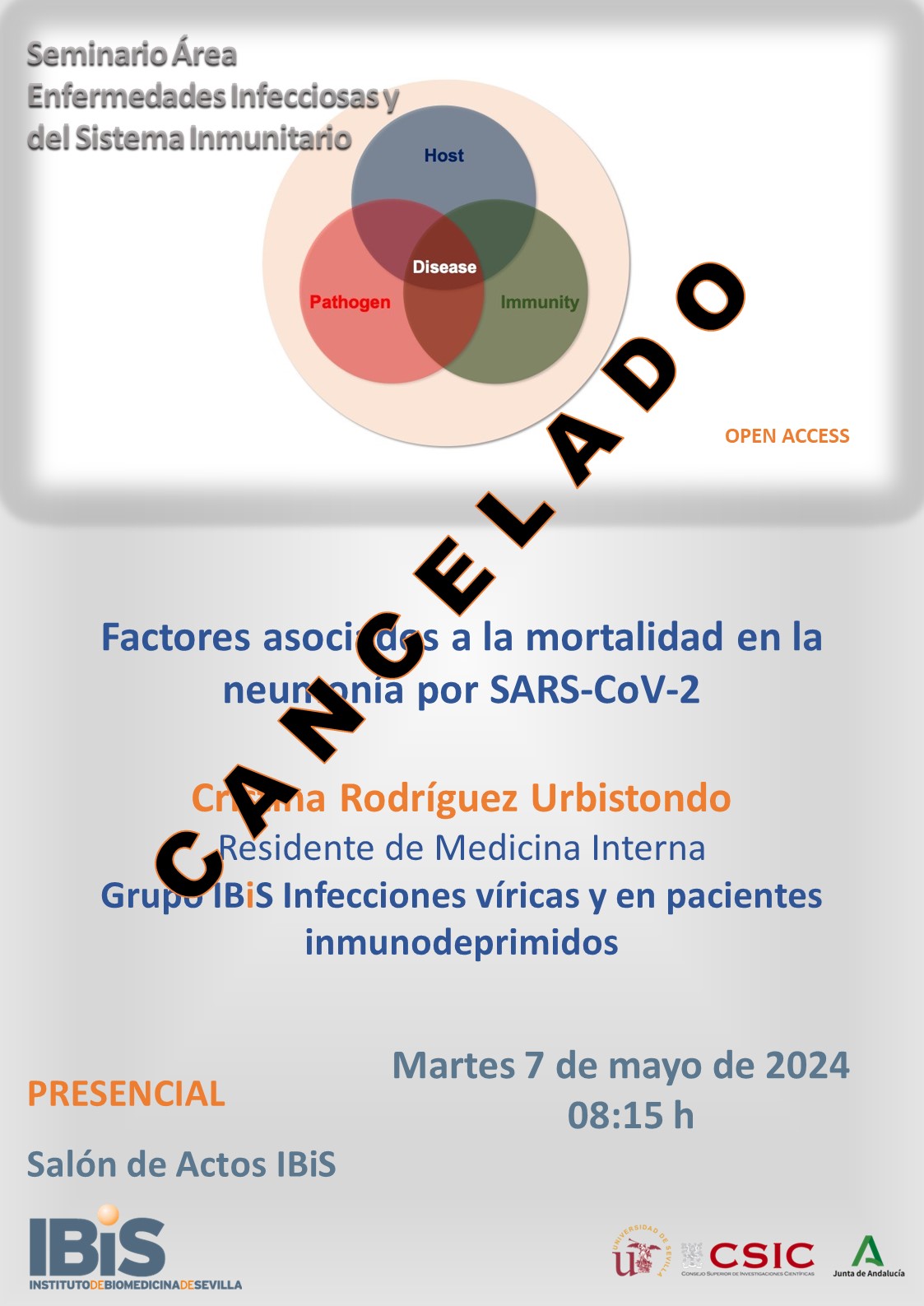 Poster: CANCELADO_Factores asociados a la mortalidad en la neumonía por SARS-CoV-2