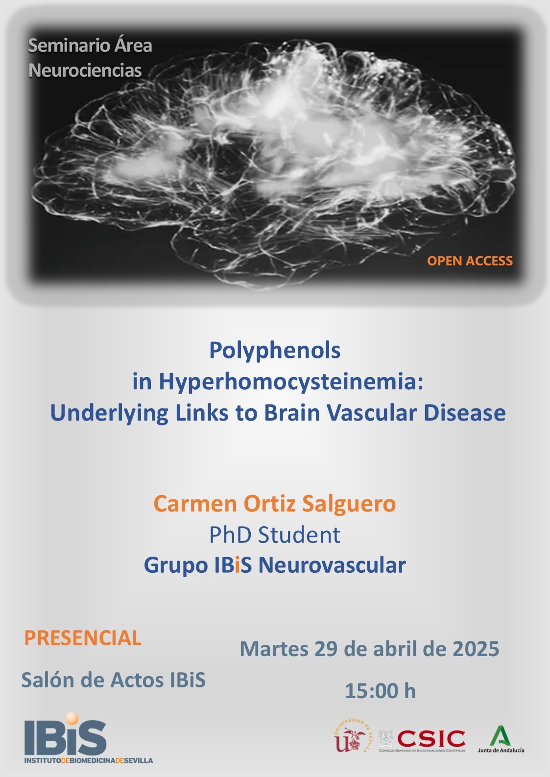 Poster: Polyphenols in Hyperhomocysteinemia: Underlying Links to Brain Vascular Disease