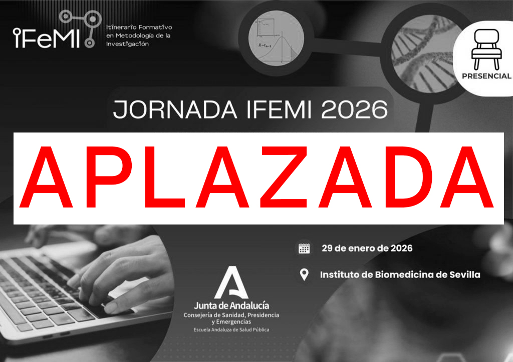 Poster: [APLAZADA] JORNADA IFEMI 2026 - UN RECURSO FORMATIVO EN METODOLOGÍA PARA LA INVESTIGACIÓN CLÍNICO-EPIDEMIOLÓGICA EN EL SSPA