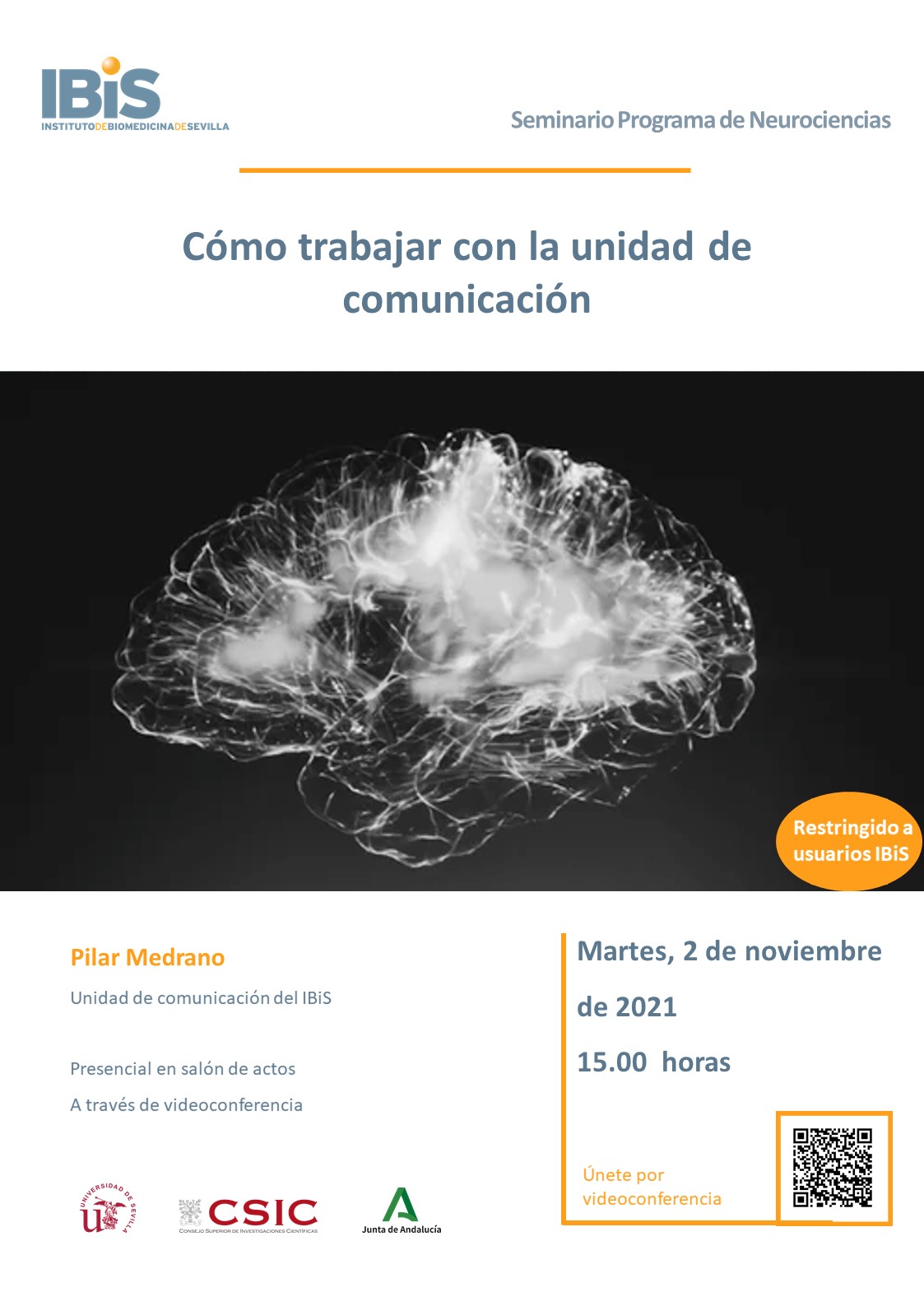 Poster: Cómo trabajar con la unidad de comunicación