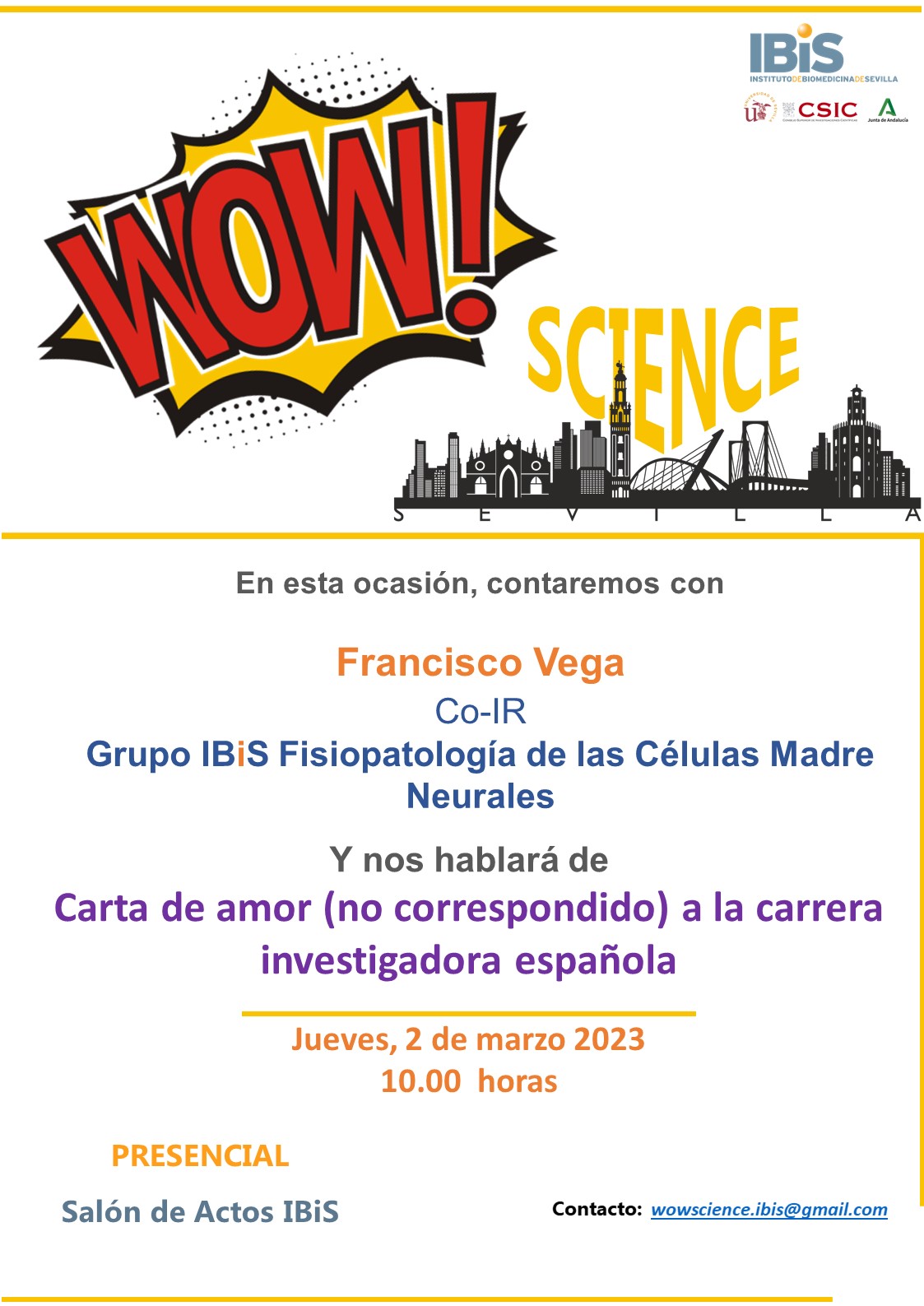 Poster: Carta de amor (no correspondido) a la carrera investigadora española