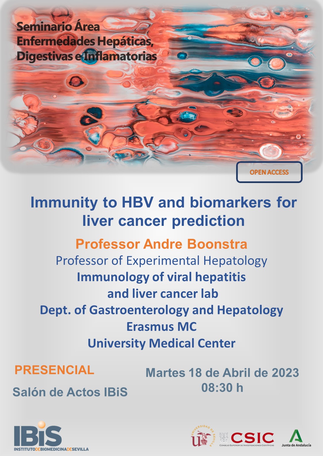 Poster: Immunity to HBV and biomarkers for liver cancer prediction