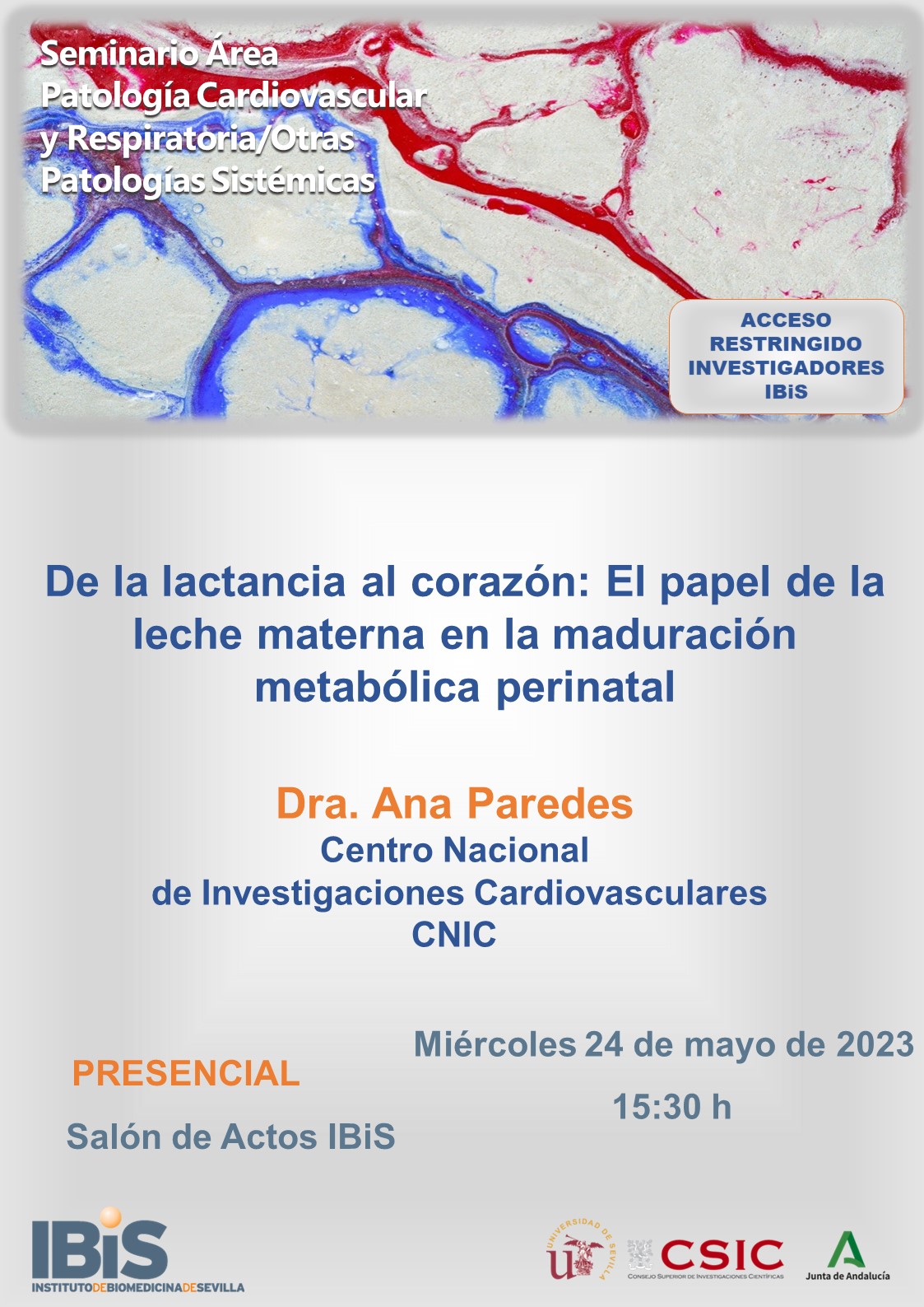 Poster: De la lactancia al corazón: El papel de la leche materna en la maduración metabólica perinatal