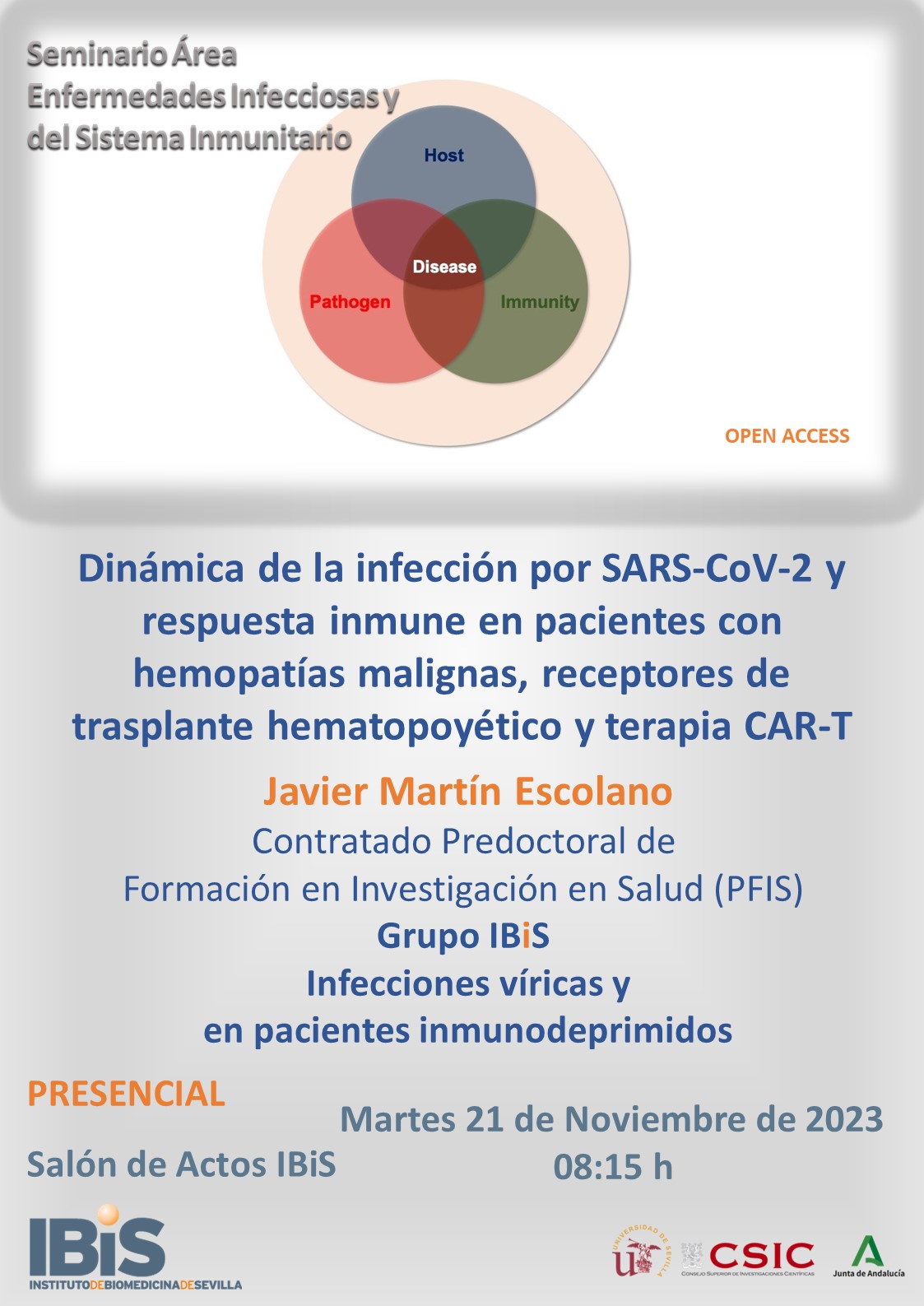 Poster: Dinámica de la infección por SARS-CoV-2 y respuesta inmune en pacientes con hemopatías malignas, receptores de trasplante hematopoyético y terapia CAR-T