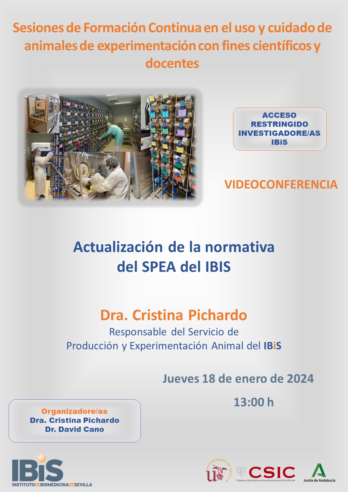 Poster: Actualización de la normativa del SPEA del IBIS