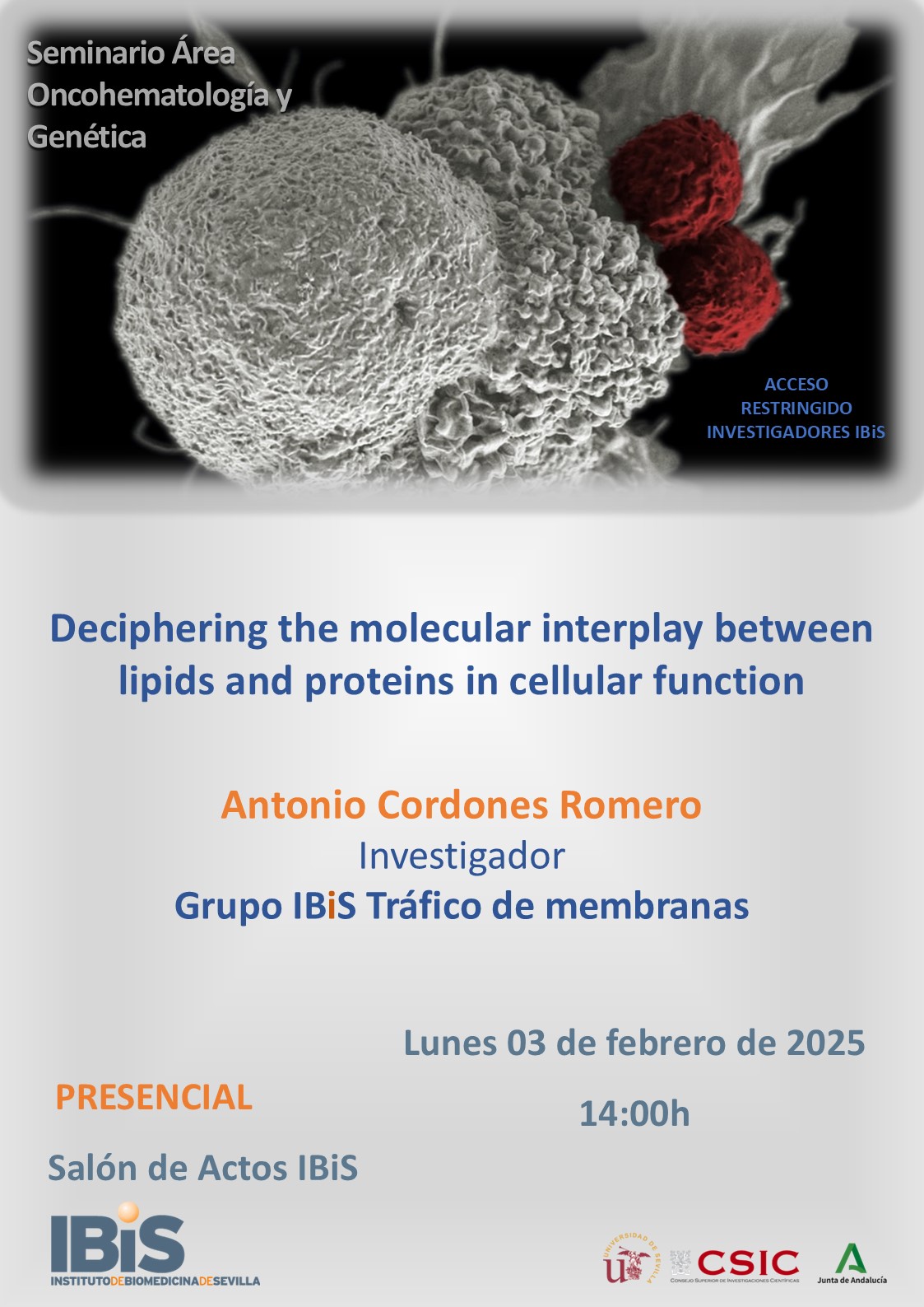 Poster: Deciphering the molecular interplay between lipids and proteins in cellular function