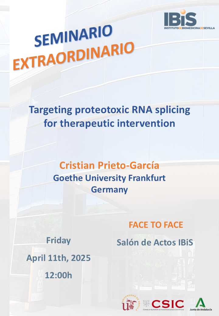 Poster: Targeting proteotoxic RNA splicing for therapeutic intervention