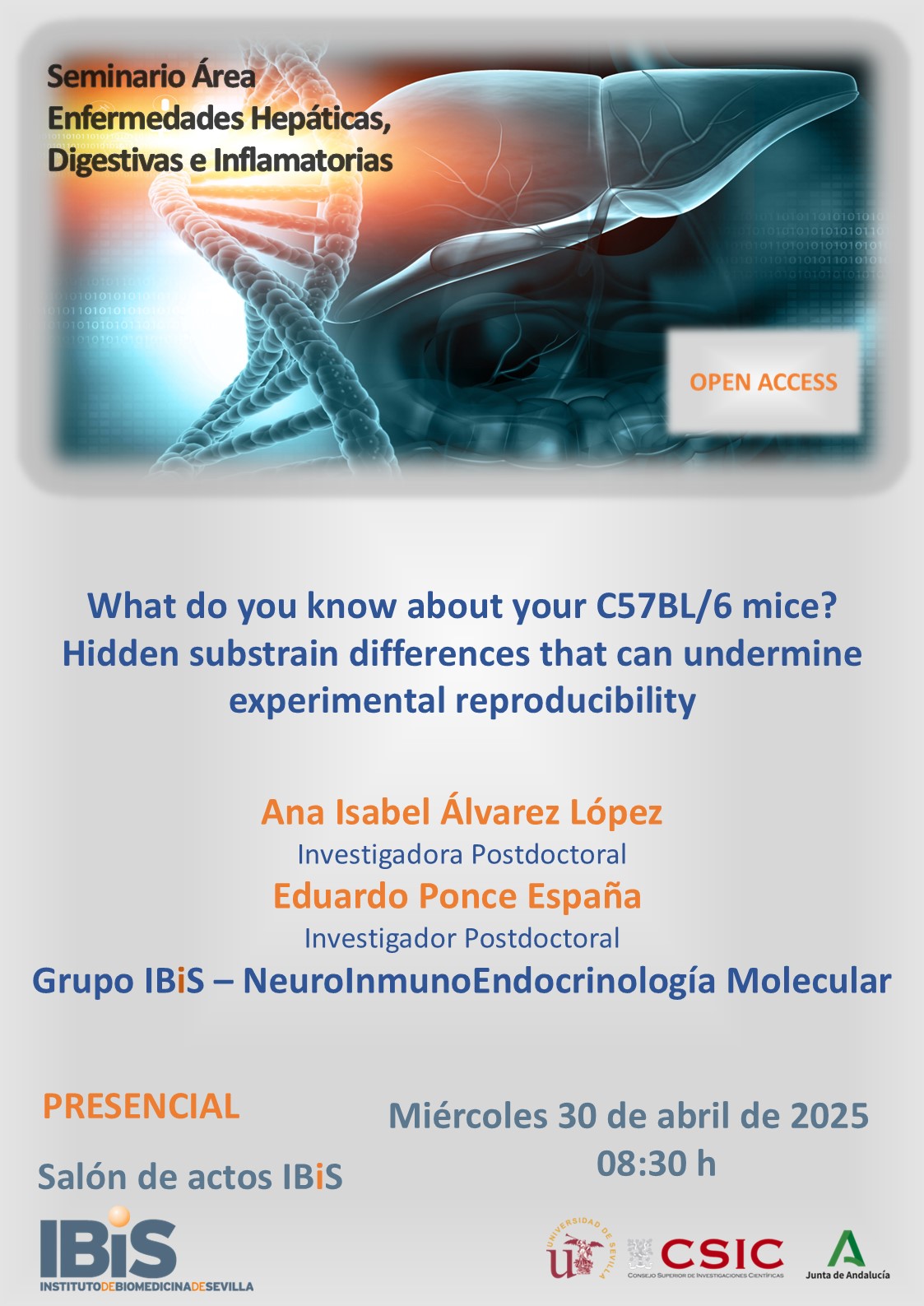 Poster: What do you know about your C57BL/6 mice? Hidden substrain differences that can undermine experimental reproducibility