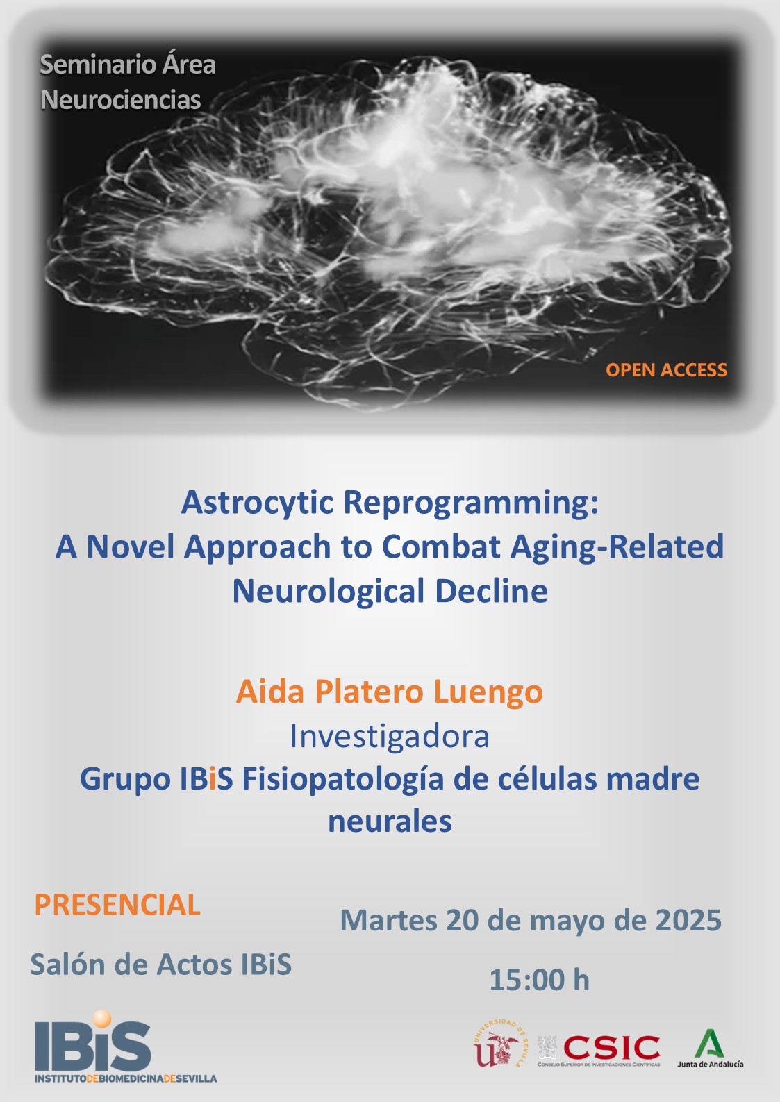 Poster: Astrocytic Reprogramming: A Novel Approach to Combat Aging-Related Neurological Decline