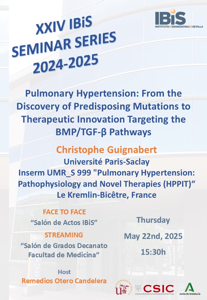 Poster: Pulmonary Hypertension: From the Discovery of Predisposing Mutations to Therapeutic Innovation Targeting the BMP/TGF-β Pathways