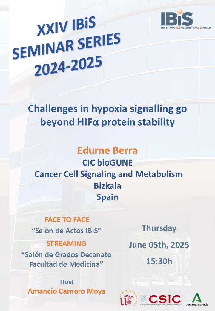 Poster: Challenges in hypoxia signalling go beyond HIFα protein stability