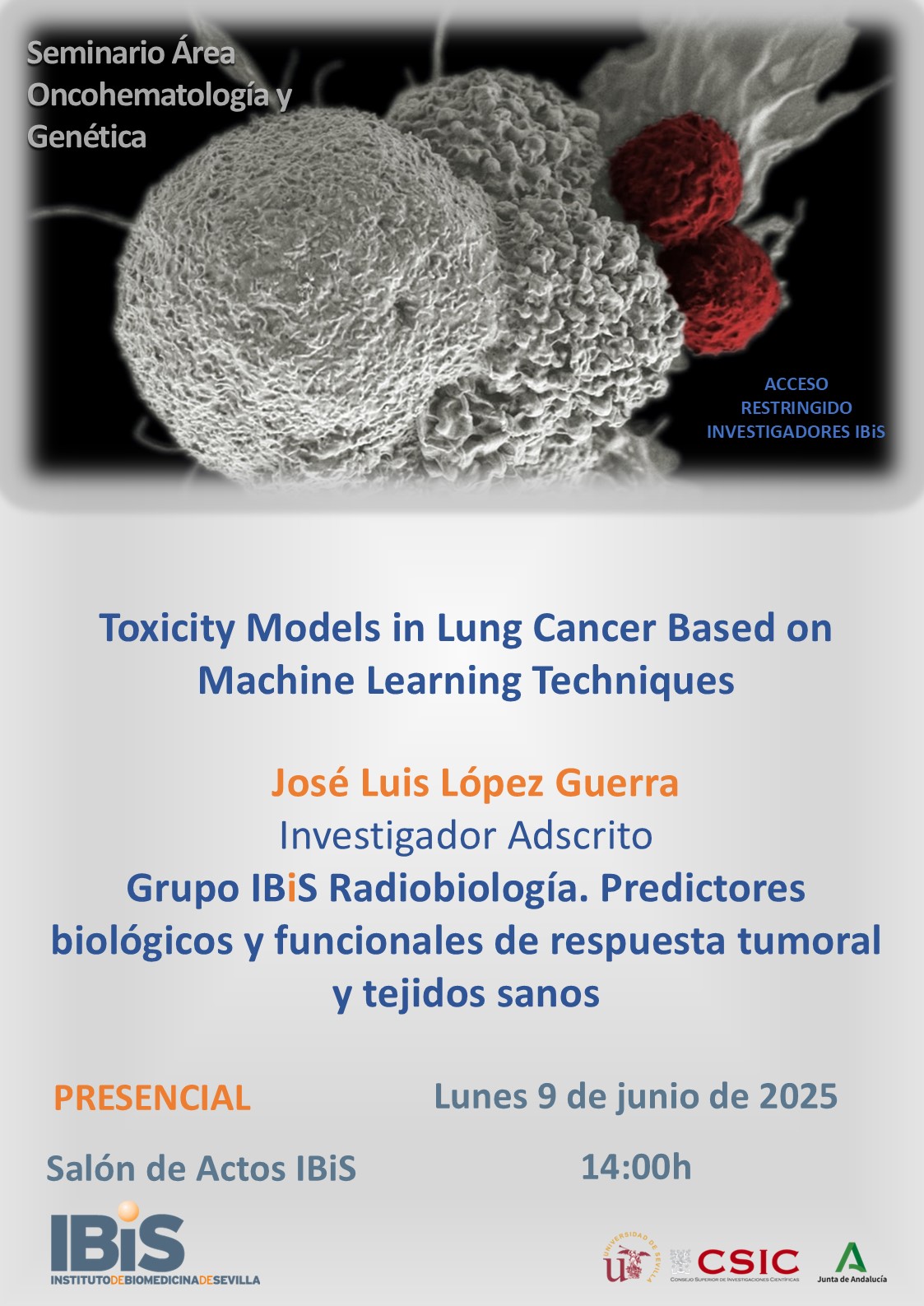 Poster: Toxicity Models in Lung Cancer Based on Machine Learning Techniques