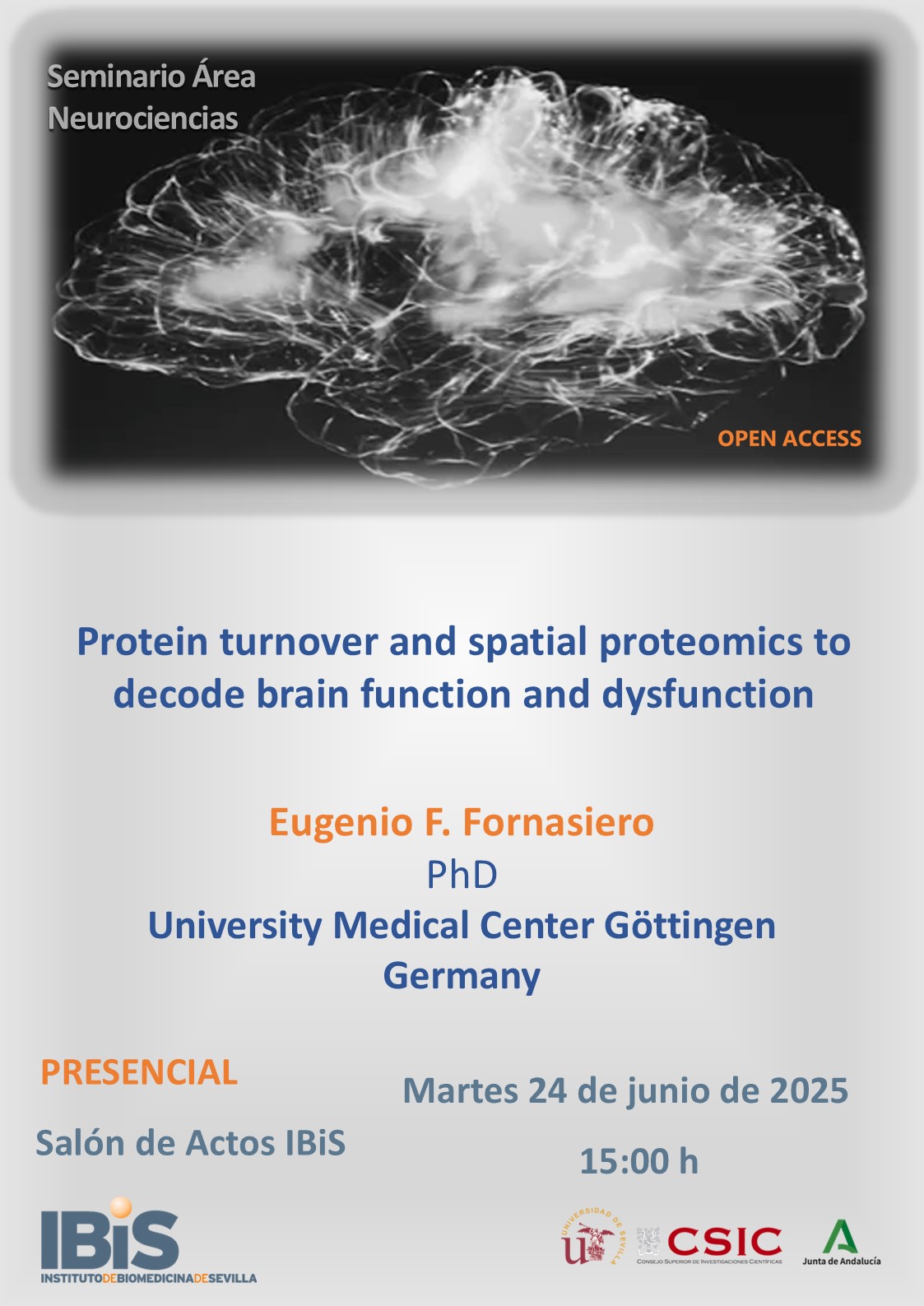 Poster: Protein turnover and spatial proteomics to decode brain function and dysfunction