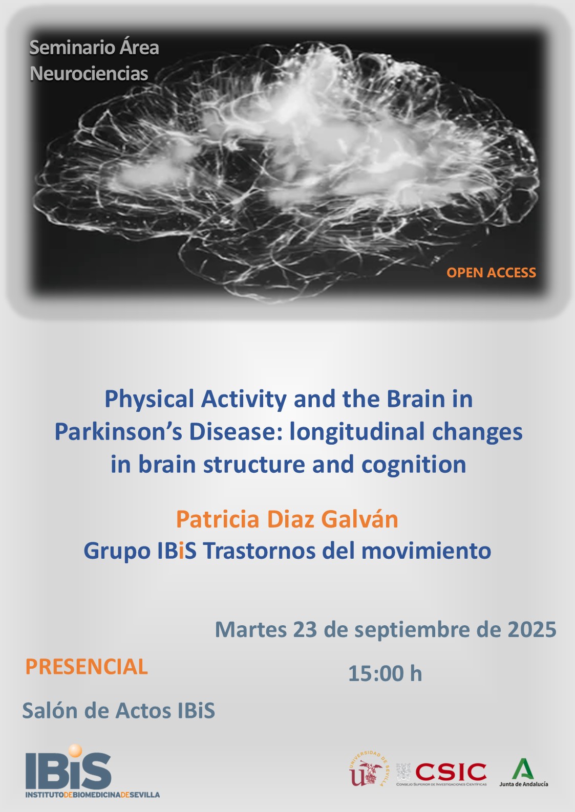 Poster: Physical Activity and the Brain in Parkinson’s Disease: longitudinal changes in brain structure and cognition