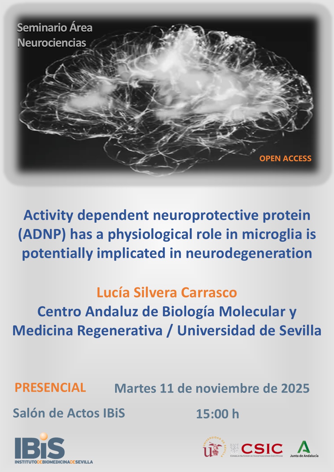 Poster: Activity dependent neuroprotective protein (ADNP) has a physiological role in microglia is potentially implicated in neurodegeneration