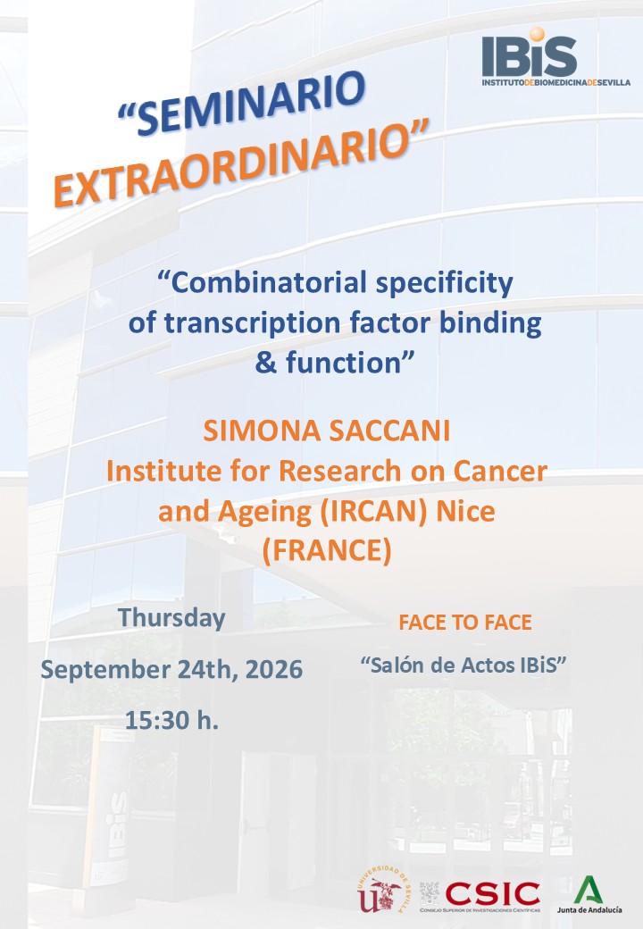 Poster: 'Combinatorial specificity  of transcription factor binding  & function'