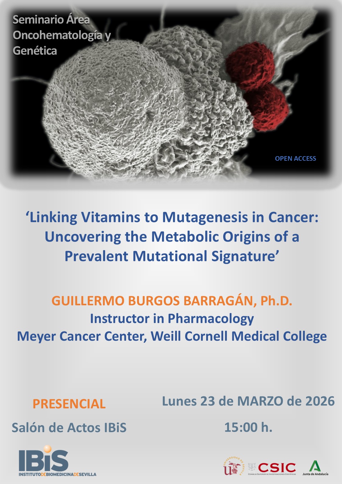 Poster: Linking Vitamins to Mutagenesis in Cancer: Uncovering the Metabolic Origins of a Prevalent Mutational Signature