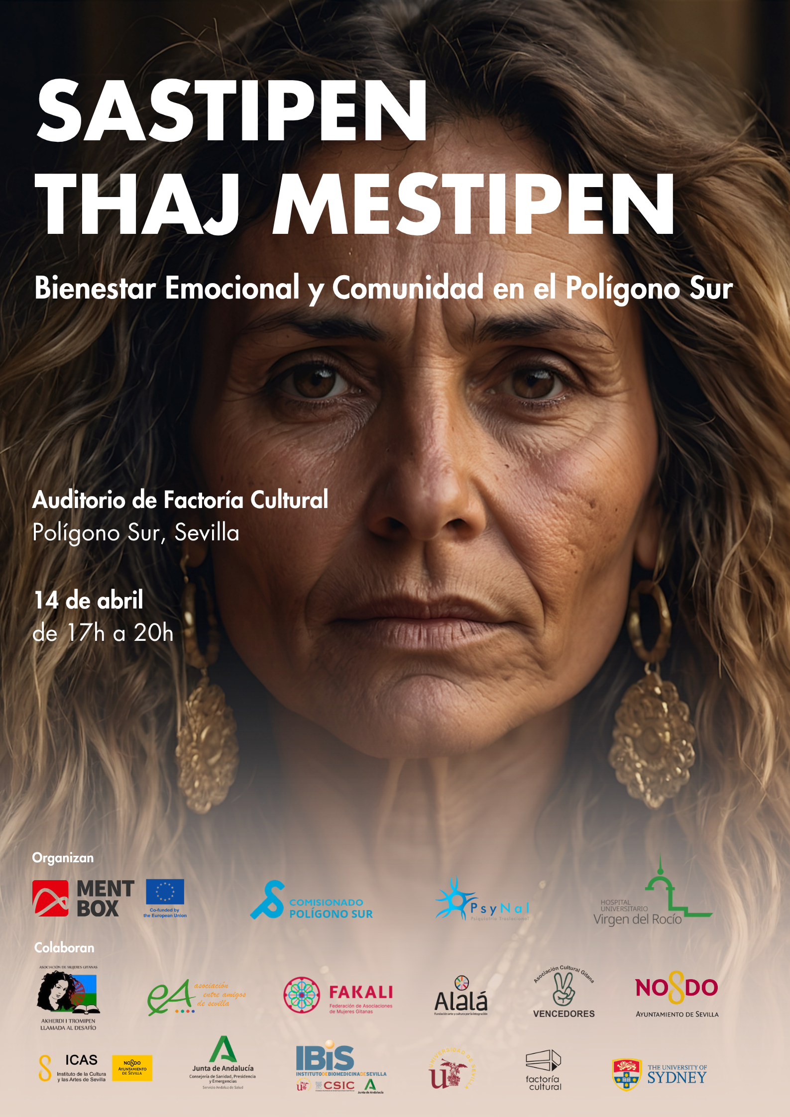 Poster: Sastipen Thaj Mestipen: Bienestar Emocional y Comunidad en el Polígono Sur