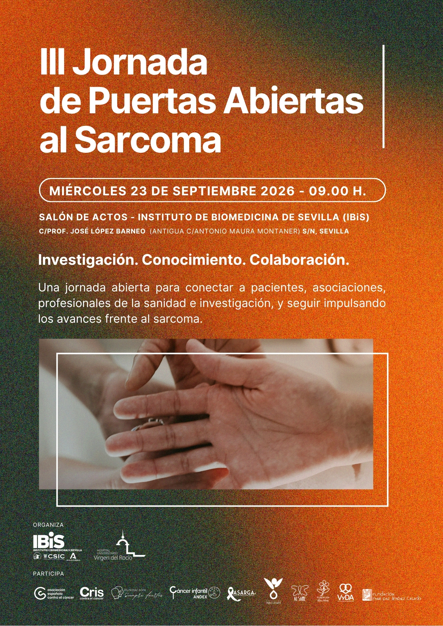 Poster: III Jornada Puertas Abiertas al Sarcoma