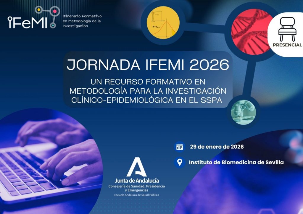 Poster: JORNADA IFEMI 2026 - UN RECURSO FORMATIVO EN METODOLOGÍA PARA LA INVESTIGACIÓN CLÍNICO-EPIDEMIOLÓGICA EN EL SSPA