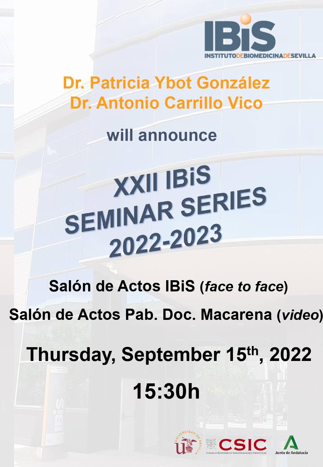 Poster: Presentación XXII Seminario Científico