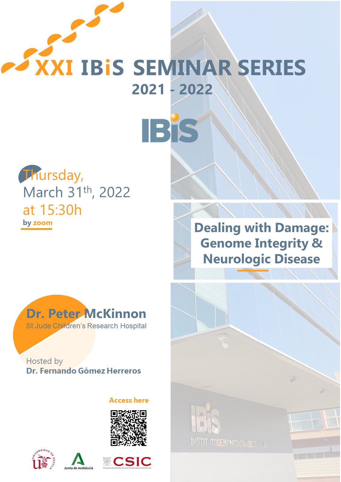 Poster: Dealing with Damage: Genome Integrity & Neurologic Disease