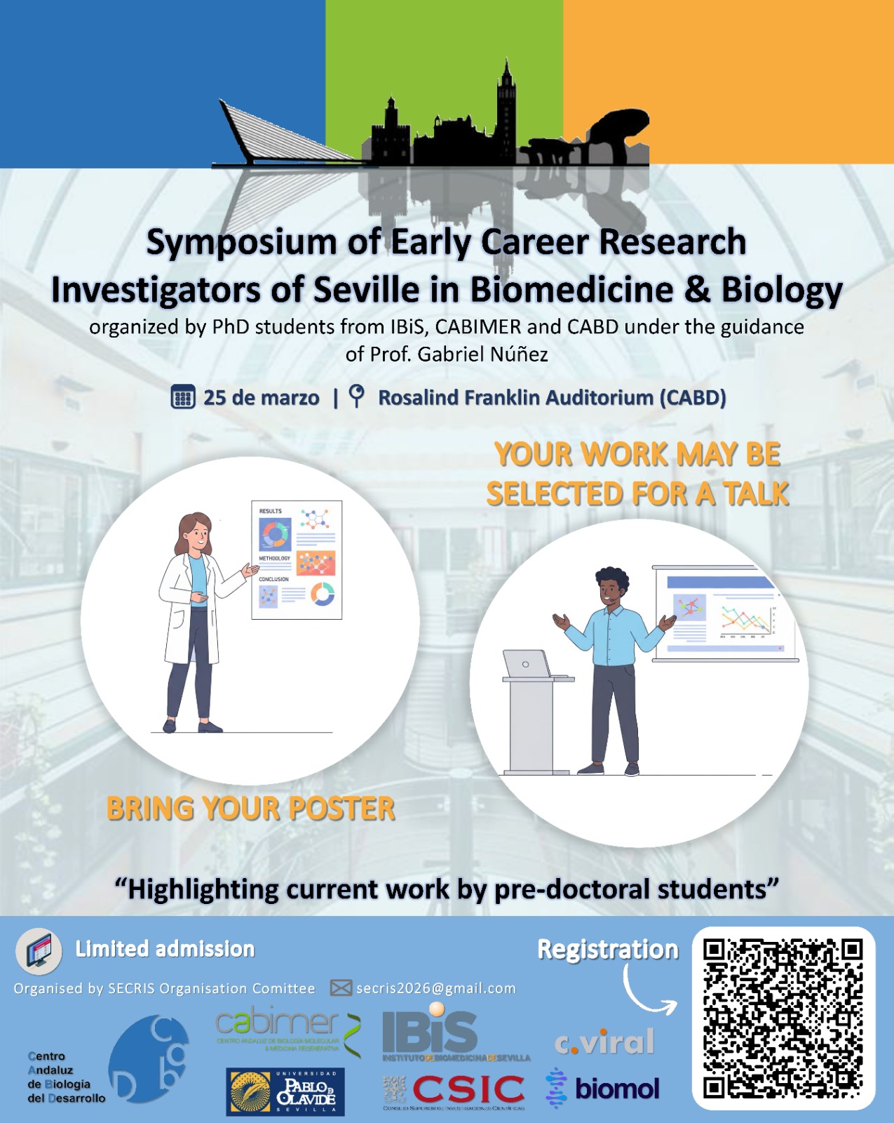 Poster: Symposium of Early Career Research Investigators of Seville in Biomedicine & Biology (SECRIS 2026)